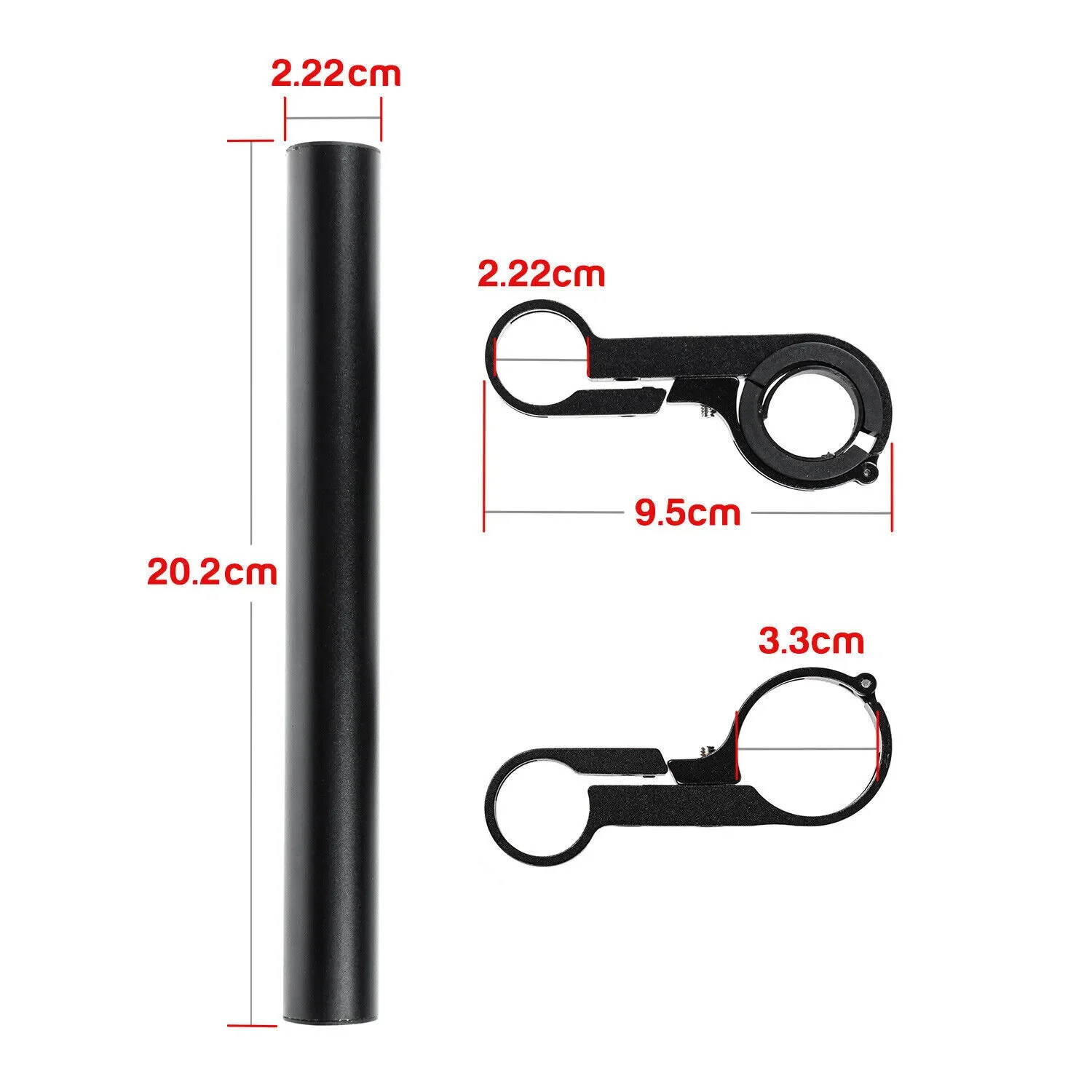 Держатель велосипедного фонарика руль удлинитель велосипедной ручки кронштейн