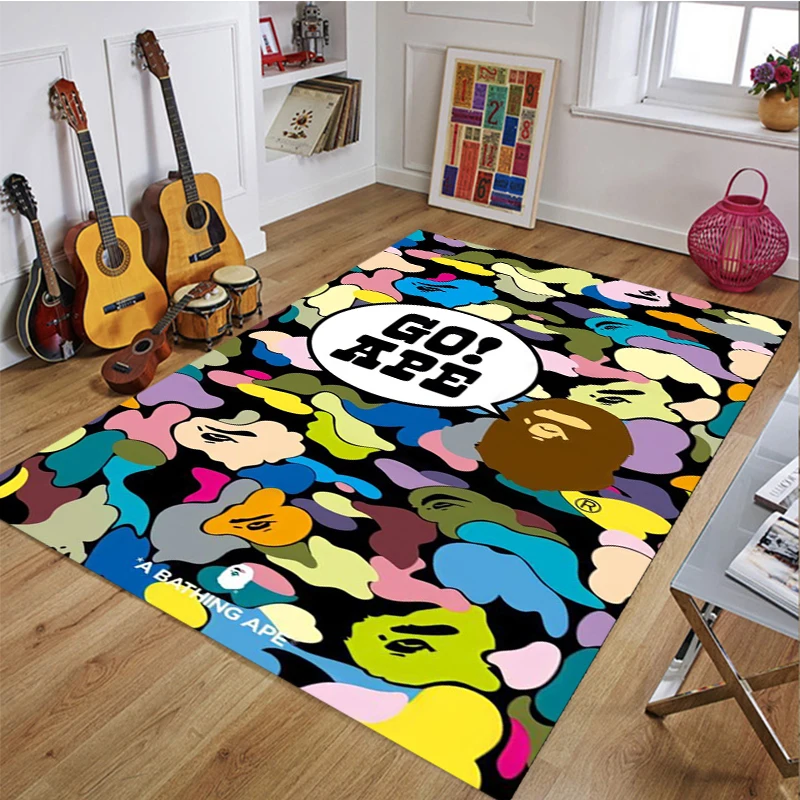 

Fashionable printed carpet, living room, bedroom, home decoration carpet, kitchen, bathroom, children's area anti-skid floor mat