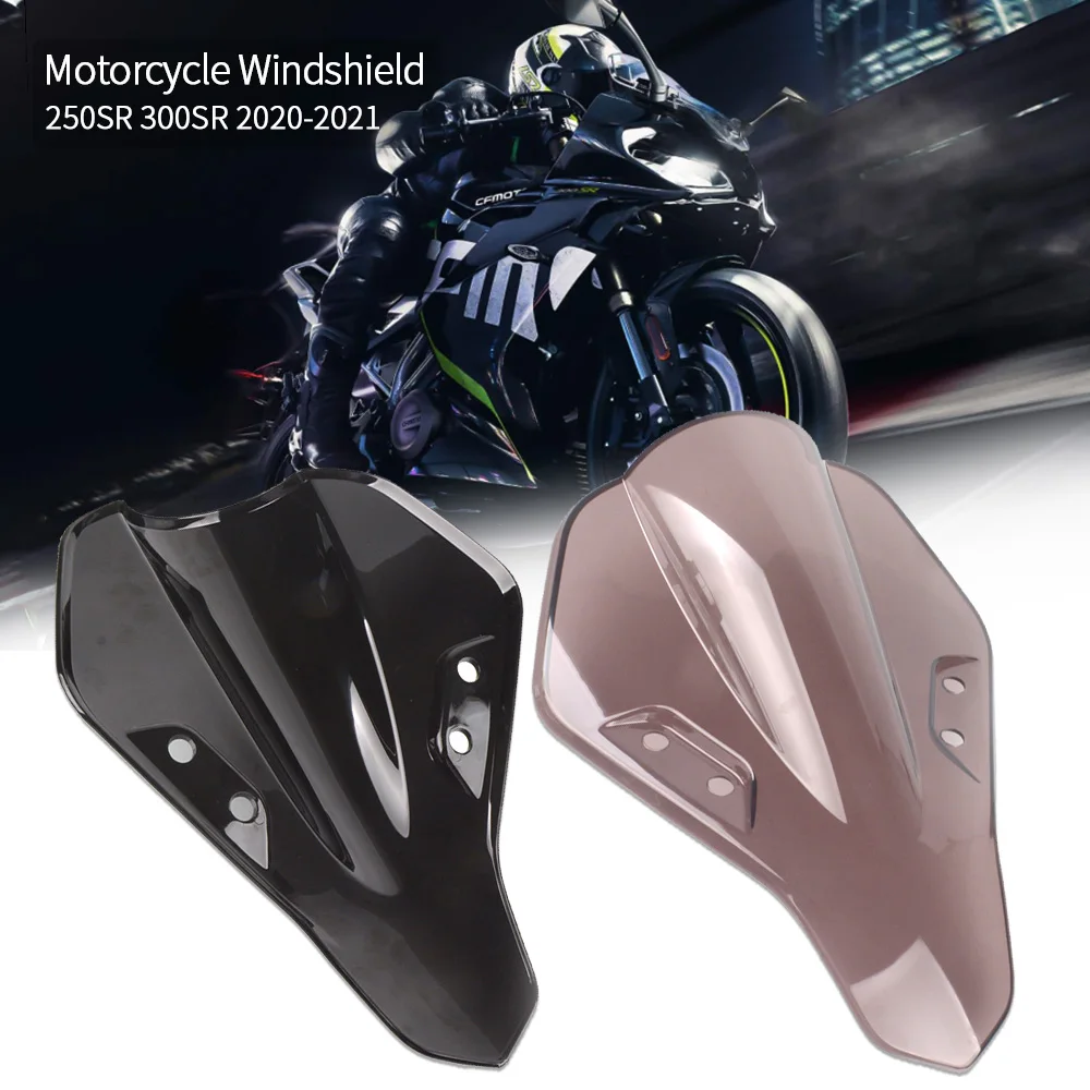 

FOR CFMOTO 250SR 300SR 2020-2021 Motorcycle Accessories Windscreen Wind Screen Front windshield Windscreen deflector Protection