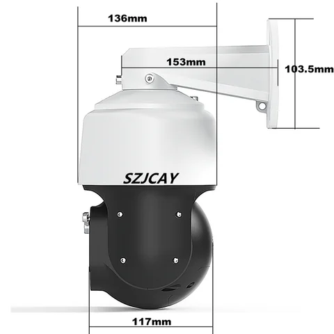 SONY415 со стеклоочистителем 8MP 4K 990X Zoom WiFi Cam Hikvision, наружное отслеживание людей 30-кратный оптический зум 4G PTZ камера наблюдения 5MP Onvif