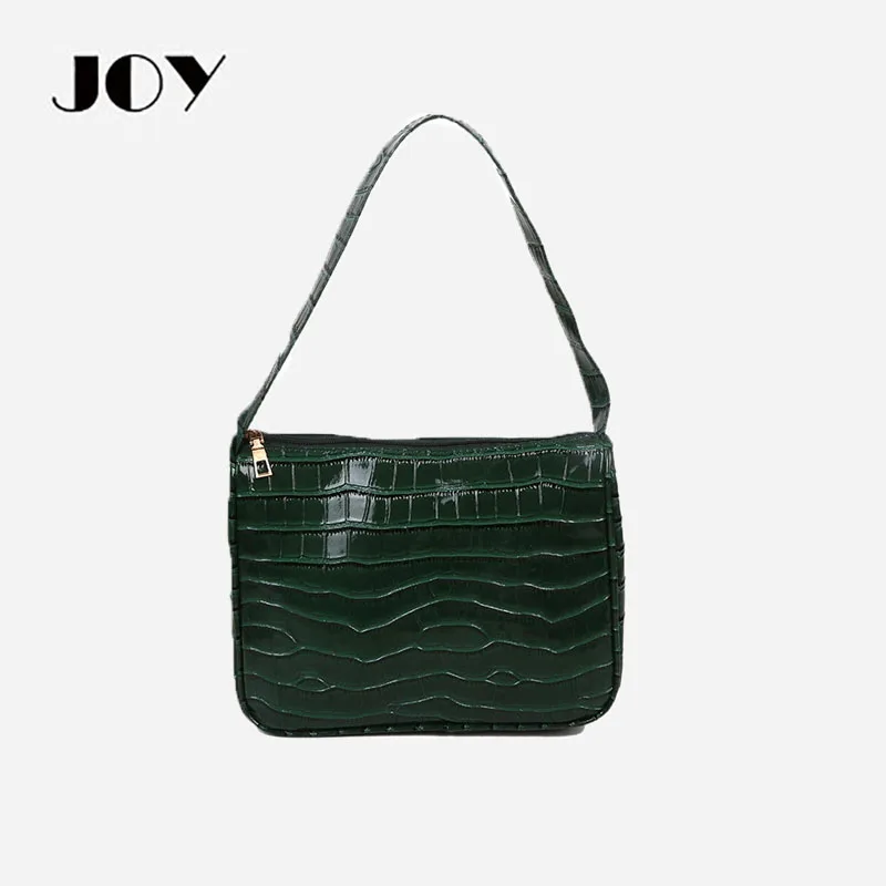 

Женская сумка JOY, женская сумка на плечо, новая маленькая квадратная сумка, Повседневная простая однотонная сумка.