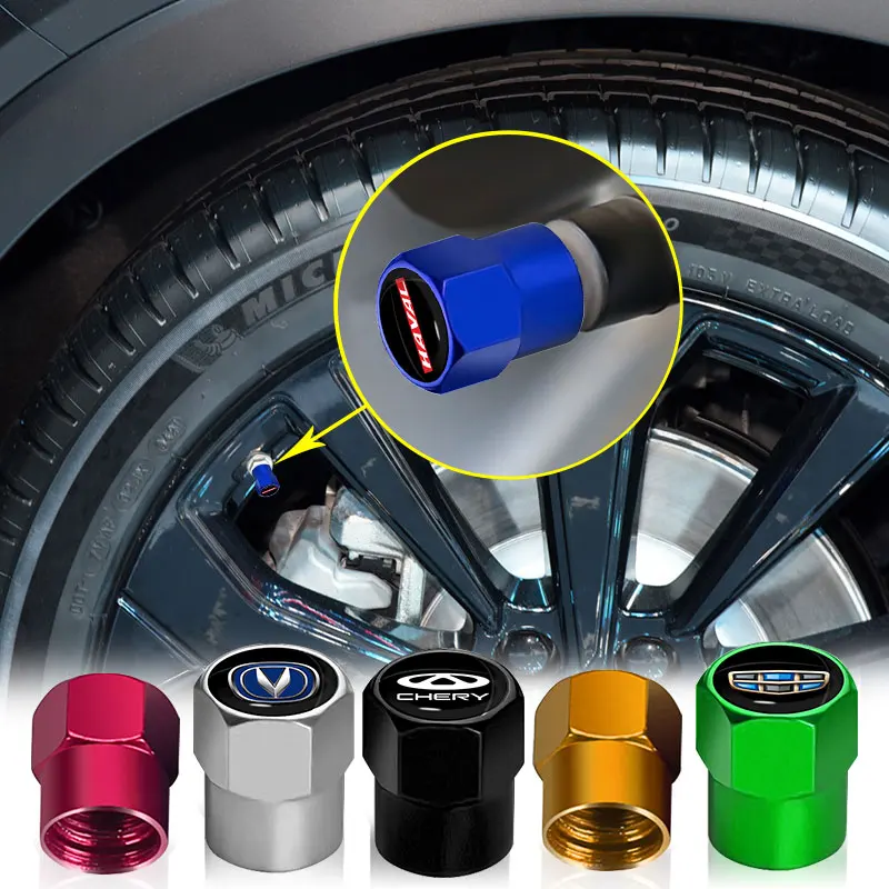 Автомобильные алюминиевые колпачки на стержни клапана шины 4 шт. аксессуары для