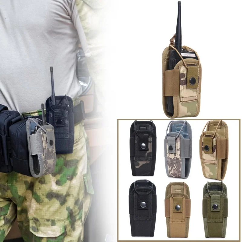 Тактическая Сумка для радиостанции раций поясная сумка держатель карманная