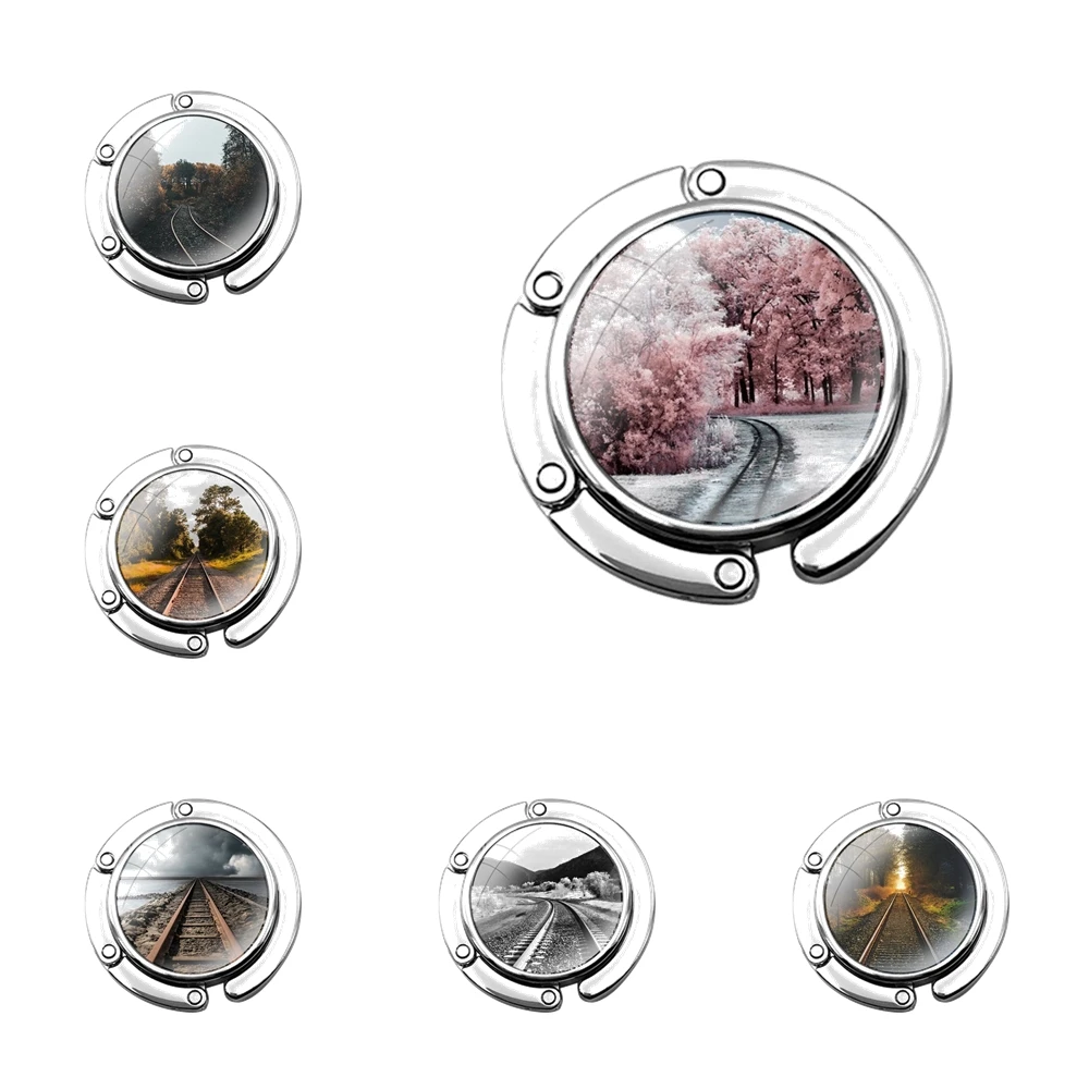 Складной крючок для кошелька хранения женской настольной сумки складной декор