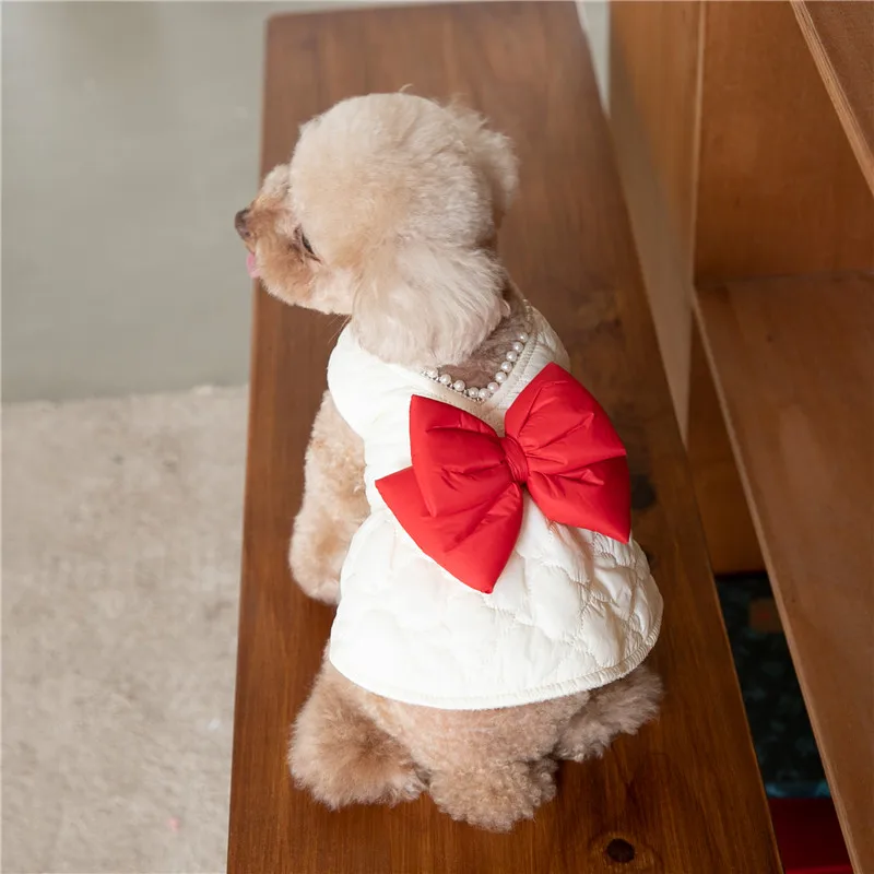

Dog Wedding Dress Winter Cat Puppy Skirt Chihuahua Schnauzer Clothes Pomeranian Maltese Bichon Shih Tzu Poodle Yorkie Clothing