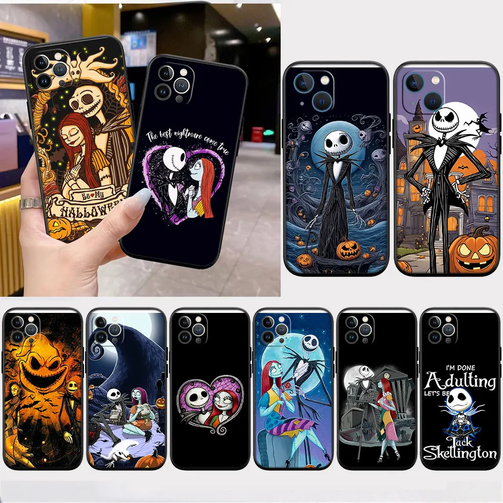 Чехол Кошмар перед Рождеством для Samsung S7 Edge S8 S9 S10 S10E S20 S21S Fe S23 Plus Lite Ultra