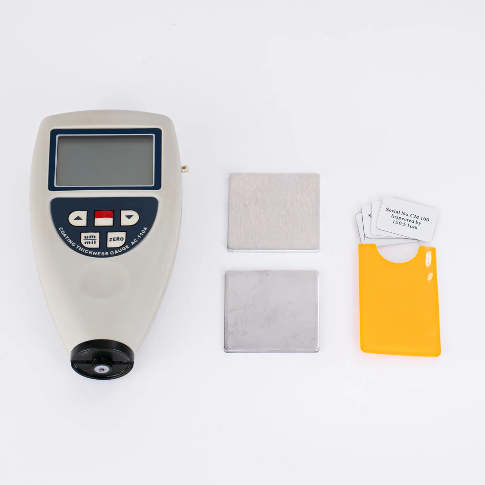 

Digital display coating thickness tester AC-110A resolution 0.1um 0~1250um high precision thickness tester Paint coating thickne