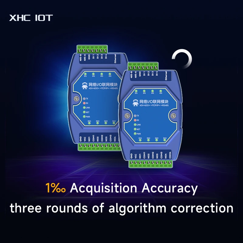 ME31-AXAX4040 ModBus Gateway RJ45 RS485 4DI+4DO Ethernet I/O Networking TCP Server Acquisition Control Module Data Transmission