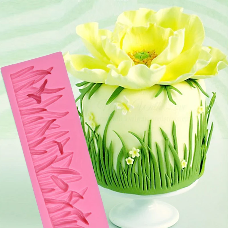 

Grass Shaped Silicone Cake Mold Kitchen Baking Mold Sugar Craft Fondant Cake Tools Chocolate Mold Cake Decoration Silicone Mold