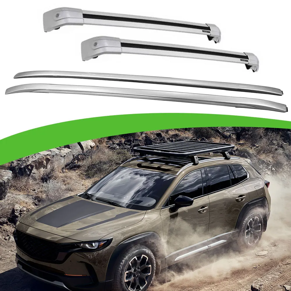 4 шт. алюминиевые рейки для Mazda 2022 2023 2024