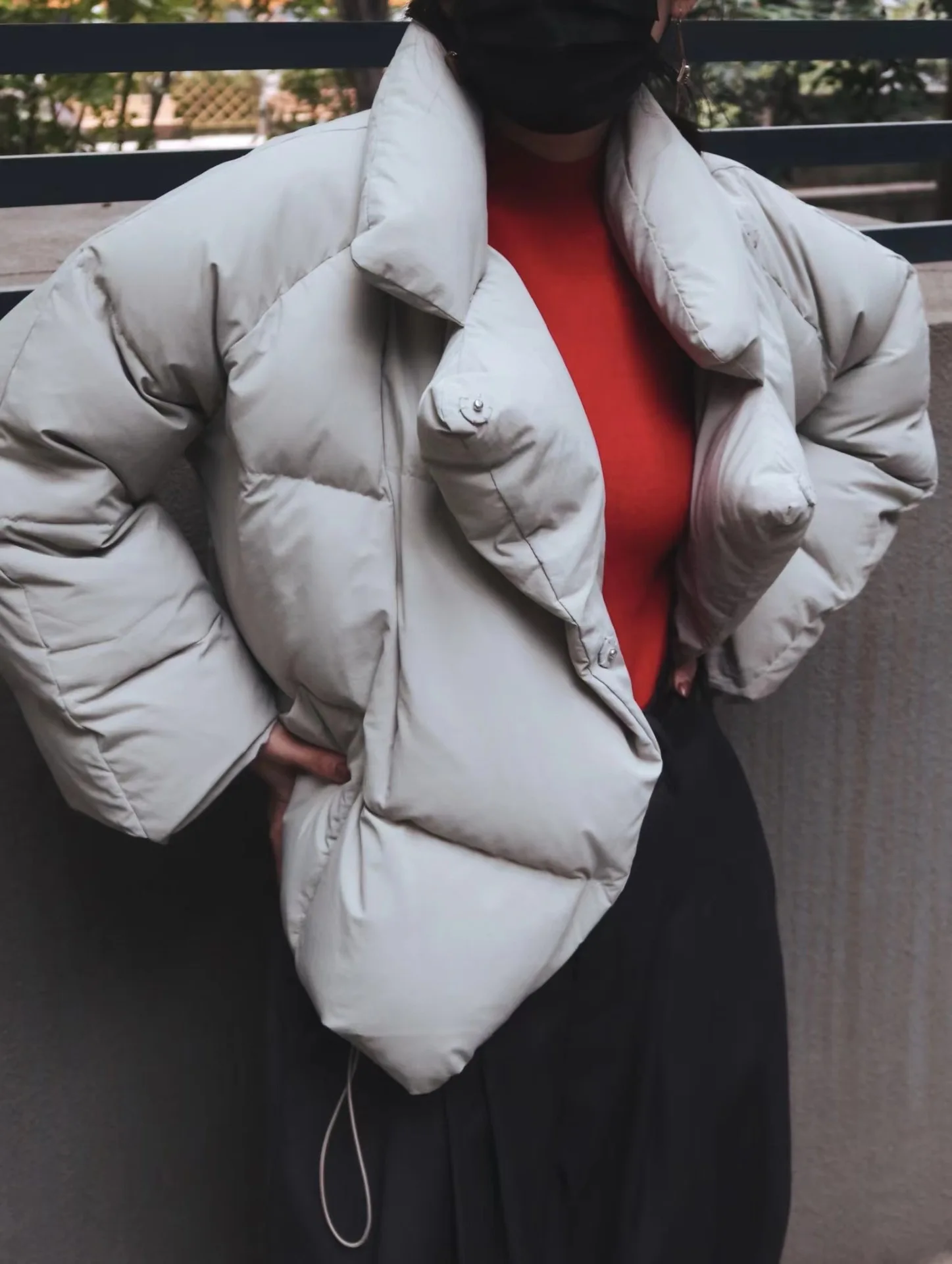 Irregular Bread Down Jacket Autumn Winter 2022 New Women's Bread Clothing Women's Clothing Jackets Coats Cotton Clothes