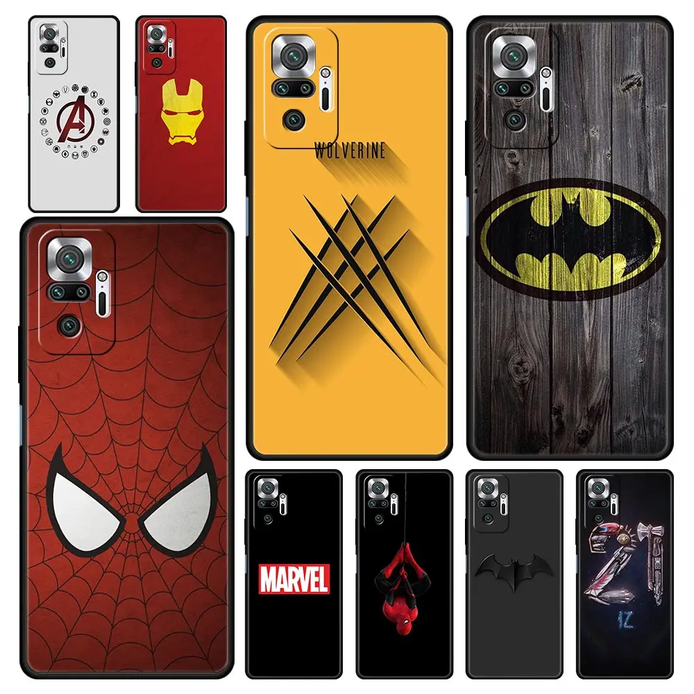 

Cover Case for Xiaomi 11T 12 12Pro 12X Redmi 7 8 9 10 7A 8A 9A 10A 9C 10C K40 K50 Pro Plus Phone Korea Capa Marvel Avengers