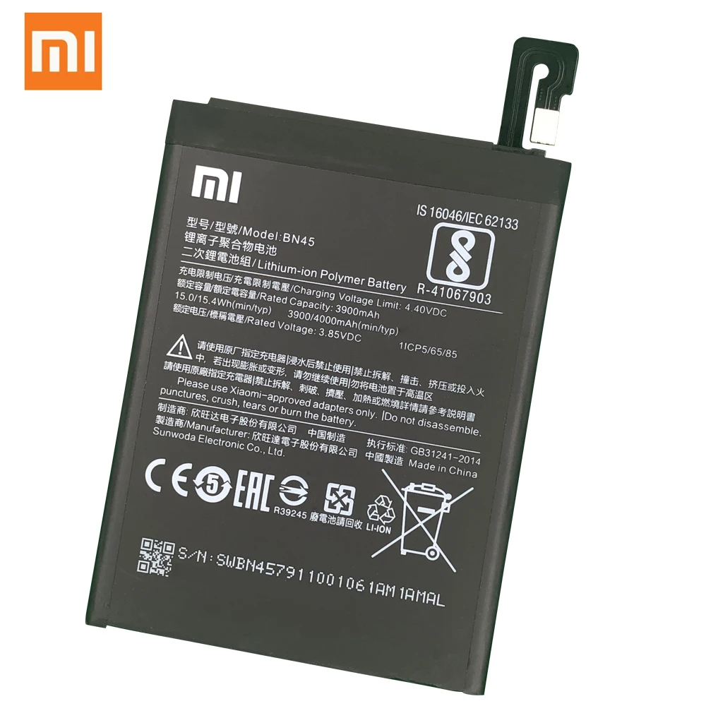 Аккумулятор для Xiaomi Mi 7 5X A2 Lite Redmi 3 Pro 3S 3X 4X 4A 4/6 4 5A 5 Plus 6 7A Go Note 3501-5000 мАч | Мобильные