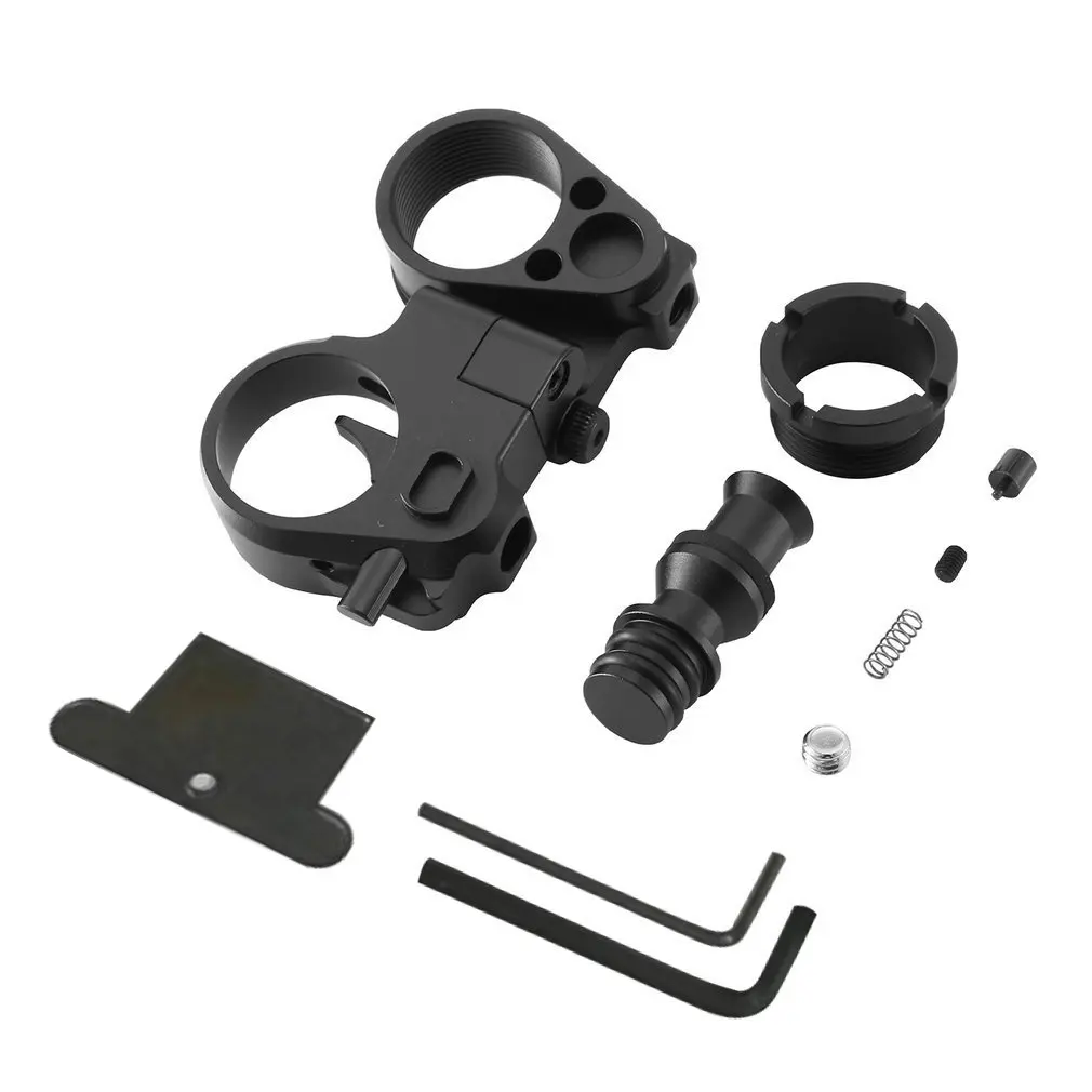 

Tactical Gen 3-M AR Folding Stock Adapter Parts M4/M16 AR15 AR10 Rifle Receiver Extension Hunting Accessories Metal Black GPRE1