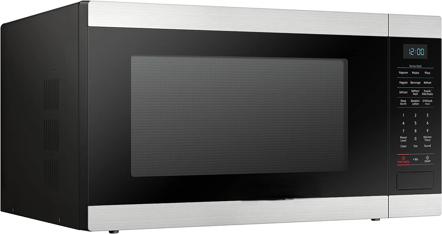 

MS19M8000AS/AA Large Capacity Countertop Microwave Oven with Sensor and Ceramic Enamel Interior, Stainless Steel, 1.9 cubic feet