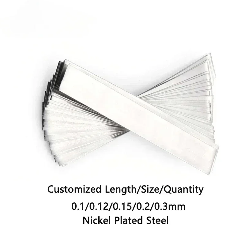 Литиевая батарея индивидуальной длины 18650/21700 никелированный стальной лист для