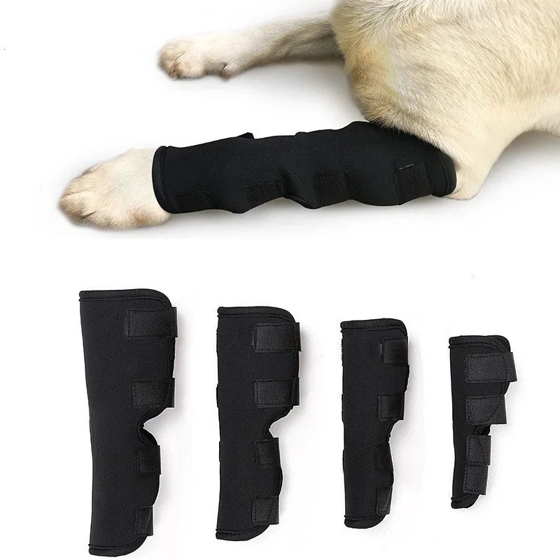 

Pet Dog Bandages Dog Injurie Leg Knee Brace Strap Protection For Dogs Joint Bandage Wrap Doggy Medical Supplies Dogs Accessories