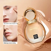 oil control face foundation makeup base fluid liquid foundation bb cream concealer primer easy to wear soft carrying foundation