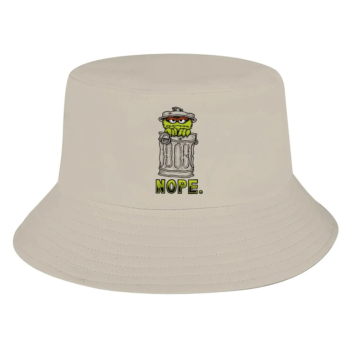 

Панама «Оскар» унисекс, шляпа от солнца в стиле хип-хоп, для рыбалки, Улица Сезам, модный дизайн