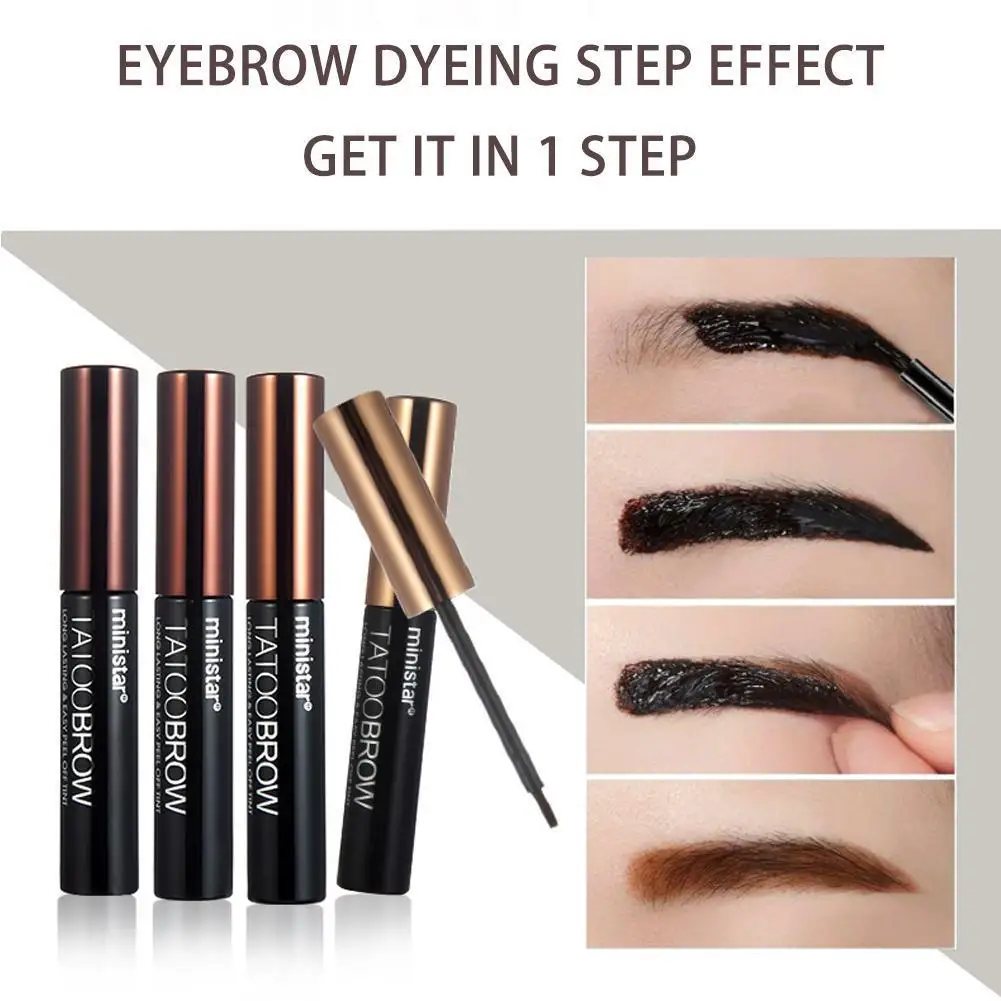 

Semi-Persistent Peel-off Tint Brow Eyebrow Gel Waterproof Eye Makeup Natural Long Tint Tattoo Eye Brow Gule Comestic