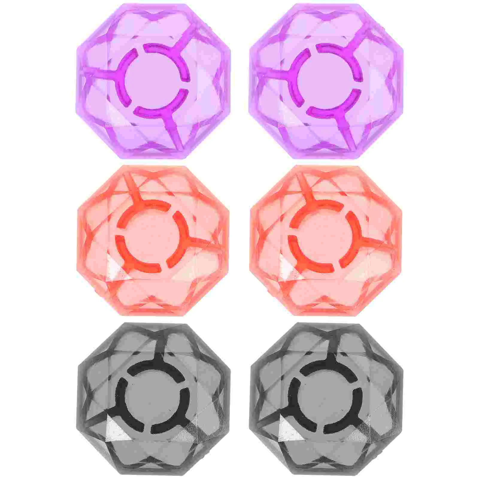 

6pcs Guitar Effect Pedal Nail Caps Electric Guitar Foot Caps Guitar Pedal Knob Protectors