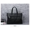 Business Genuine Leather Men Briefcase Cowhide 14-Inch Laptop Bag Casual Shoulder Bag Male Large Capacity File Bag 4