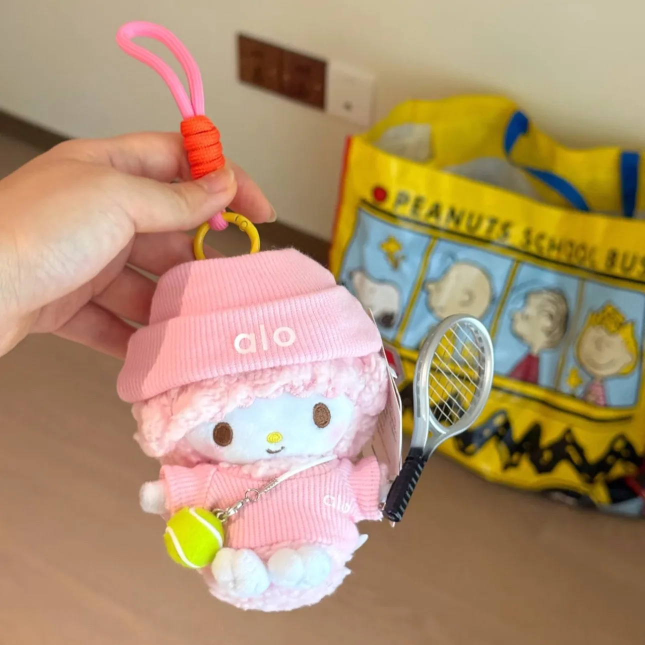 Мягкая плюшевая игрушка-брелок Sanrio: Мультяшная медсестра-овечка, украшение для автомобиля, сумки, рюкзака, подарок на день рождения (art.: 3920dbcec3501) - 3920dbcec3501