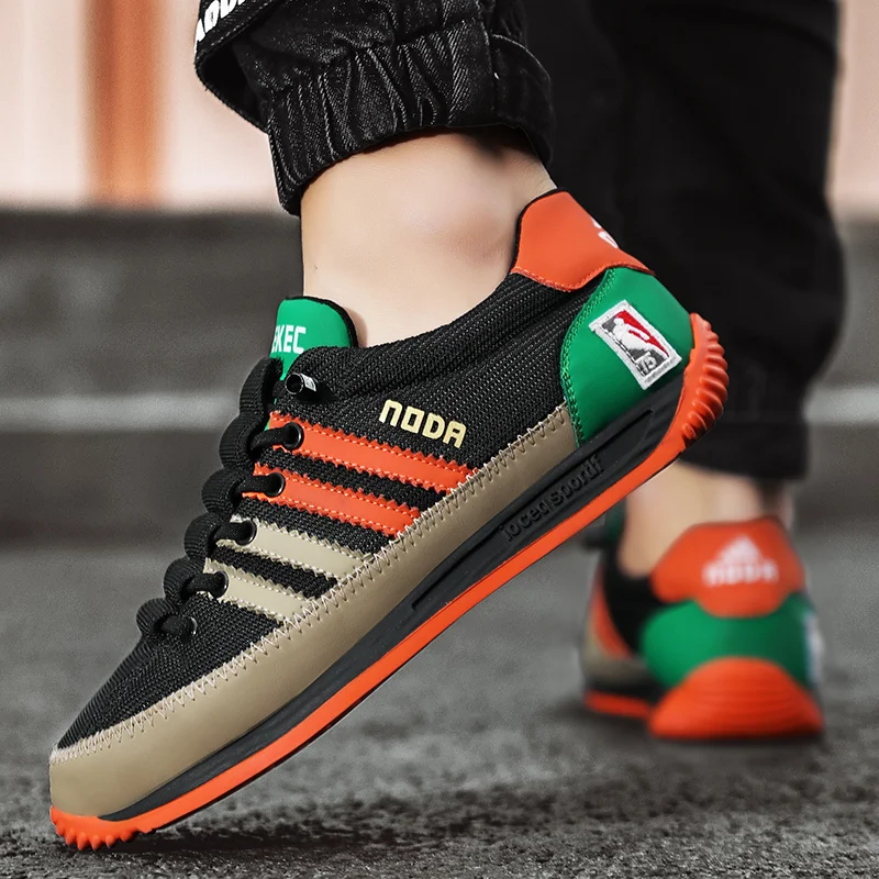 Summer Mesh Breathable Mens Casual Sport Shoes Comfortable Soft Elastic Men's Casual Sneakers Rubber Non-slip Man Running Shoes