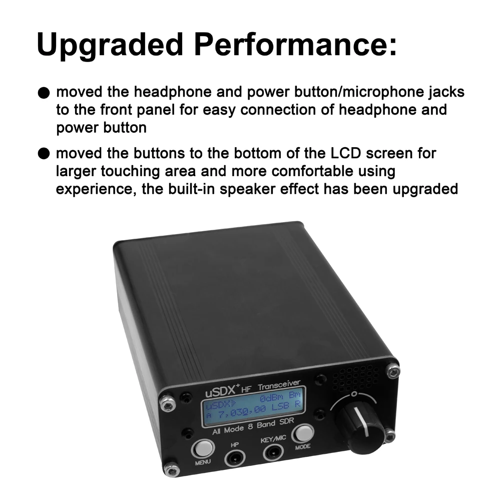 USDR uSDX + Plus V2 8-полосные трансиверы SDR HF SSB QRP высокочастотные короткие волновые