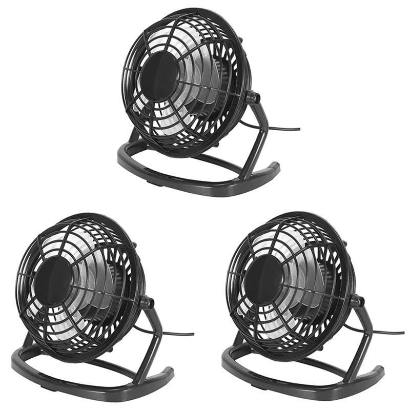 

Мини-вентилятор Настольный портативный с поворотом на 360 градусов и USB-портом