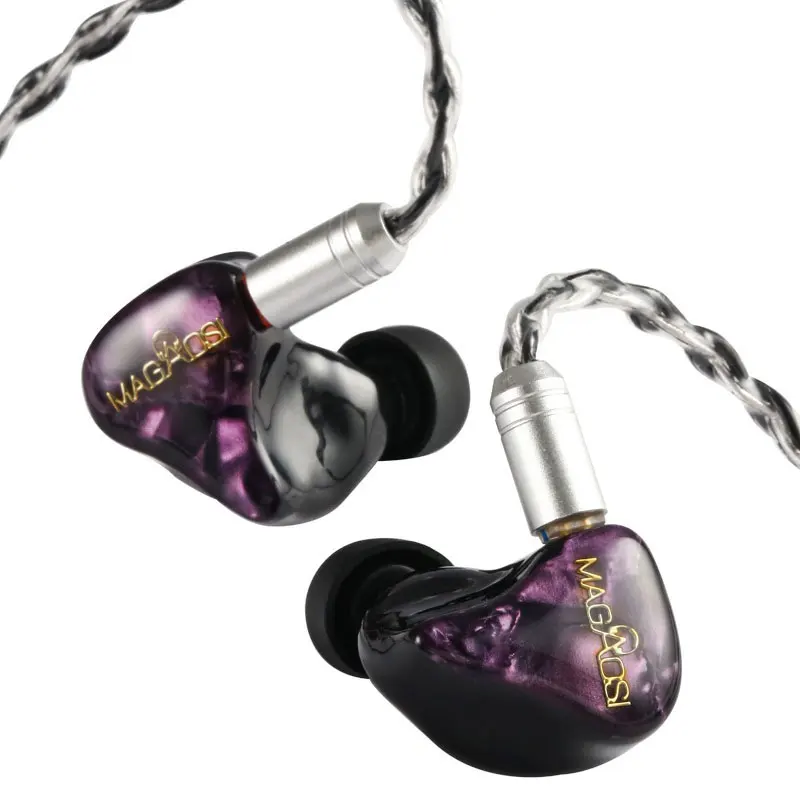 Hi-Fi наушники Tiandirenhe Magaosi V3 2BA + 1DD, гибридные наушники-вкладыши с шумоподавлением и 2-контактным съемным кабелем для аудиофила, IEM