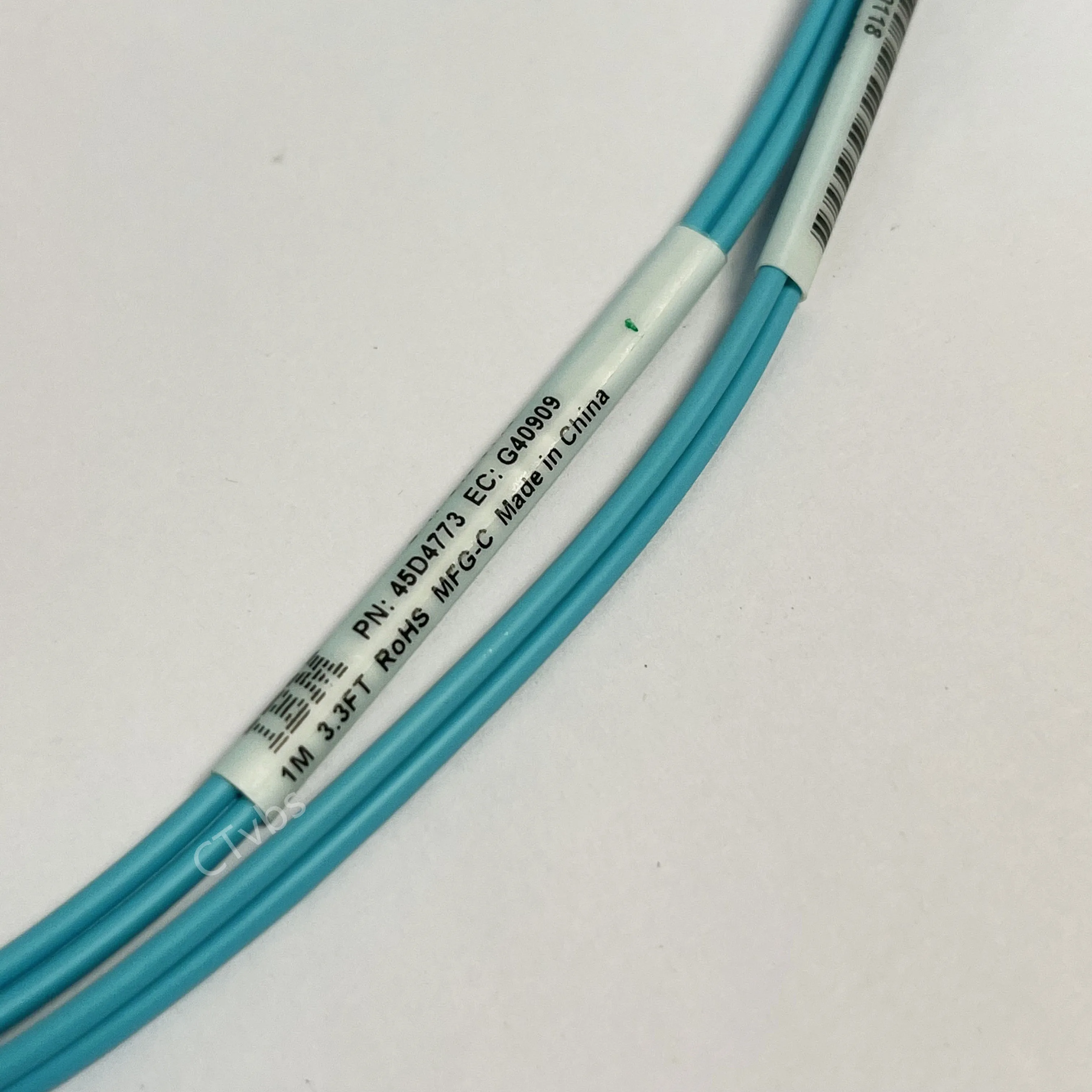1M LC to LC Optic Fiber Patch Cable 10G Multimode Duplex OM3 PVC 2.0 50/125