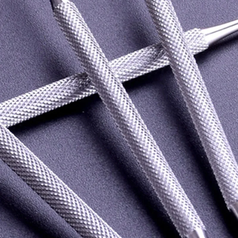 Пилочка для ногтей из нержавеющей стали двусторонняя пилочка педикюра край