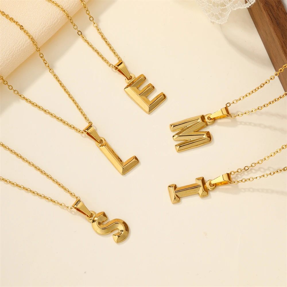 Минималистское ожерелье из нержавеющей стали D&ampZ с подвеской для мужчин и женщин