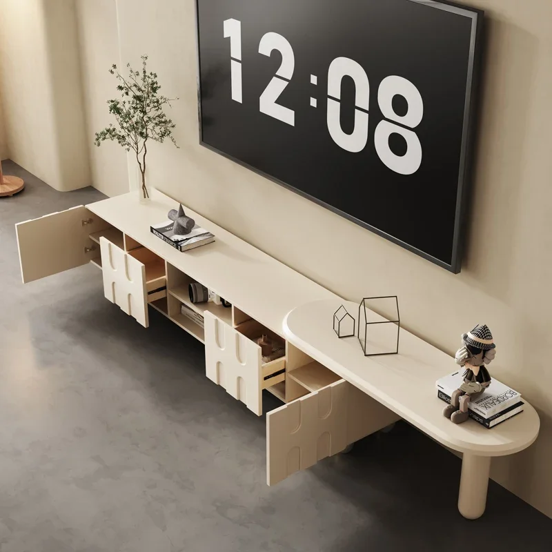 Кремовый шкаф для телевизора домашний Высококачественный новый роскошный