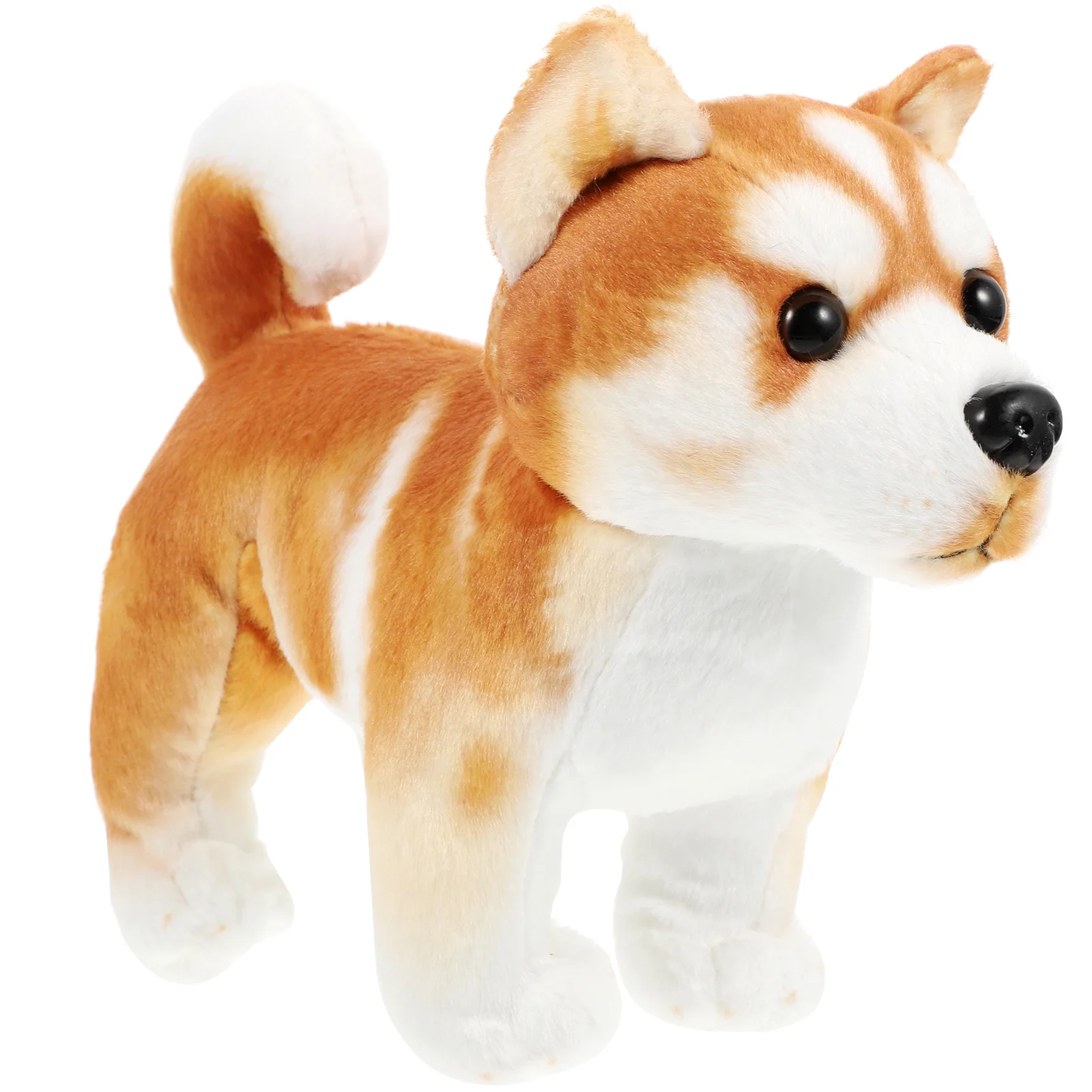 

Akita Dog Baby Playpin Portable Children Toy Adorable Stuffed Animal Decorative Plush Shaped Lovely Household