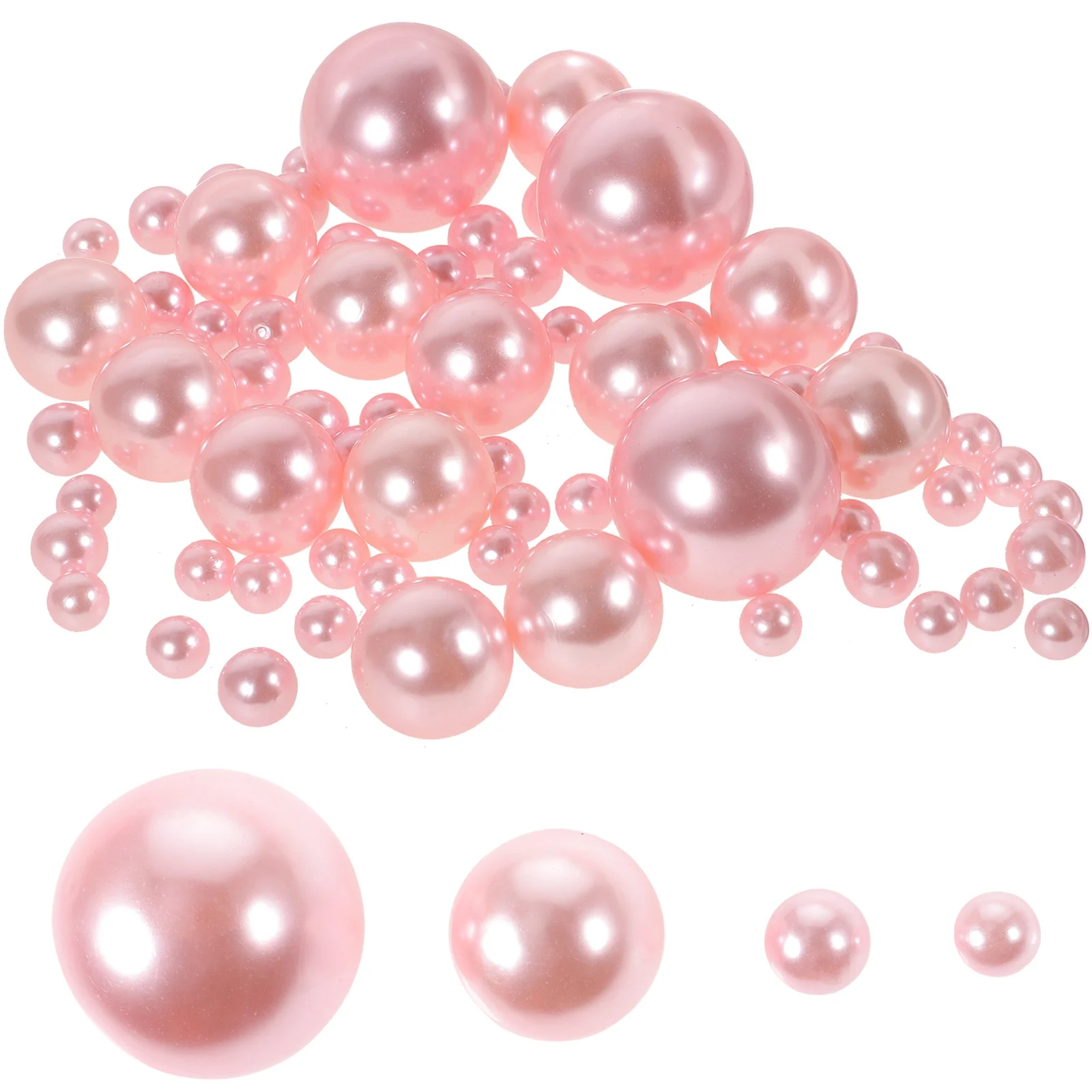 

Vase Filled Pearls Filler Ornaments Fake Beads No Hole Crafting Decoration Vases Jewelry Making
