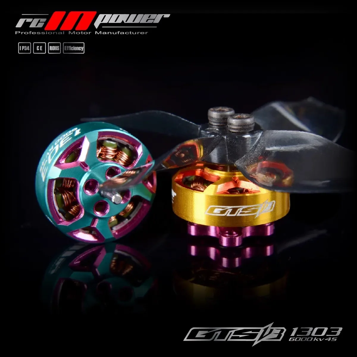 RCINPOWER GTS V3 1303 Plus11500KV 8000KV 2-3S подходит для 2-3-дюймового бесщеточного двигателя Cinewhoop