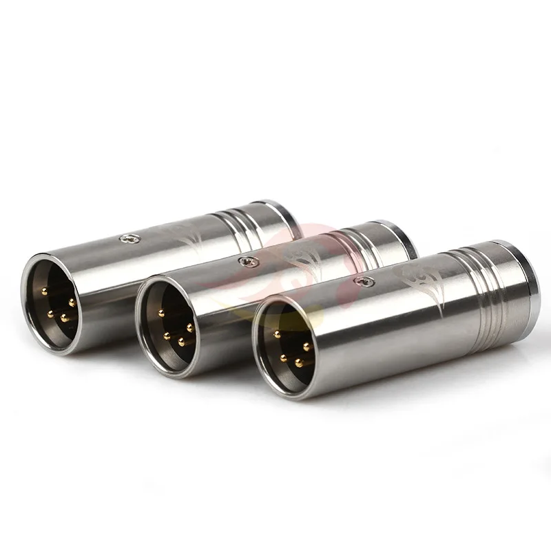 XLR 4 контакта на 2 5/3 5/4 мм гнездовой разъем DAC конвертер для наушников стандартный