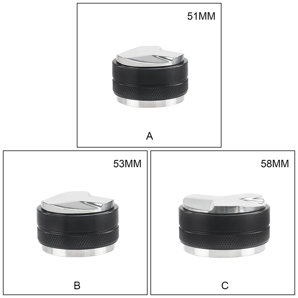 

Coffee Tamper Adjustable Dual Head Distributor Portafilter Leveler Pressure Distribution Leveling Tool Kitchen Cafe