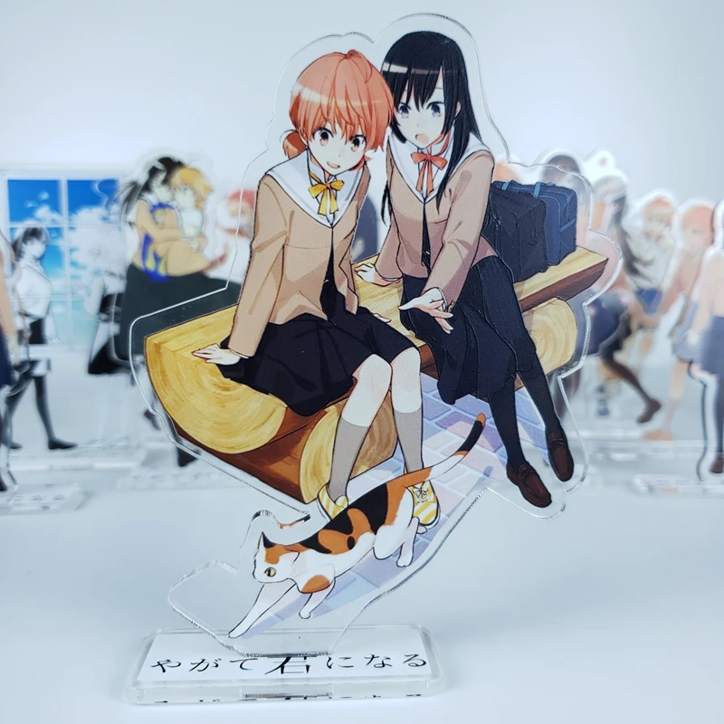 Anime Bloom Into You Koito Yuu Nanami Touko Acrylic Stand Figure Desktop Decoration Collection Model Toy Doll