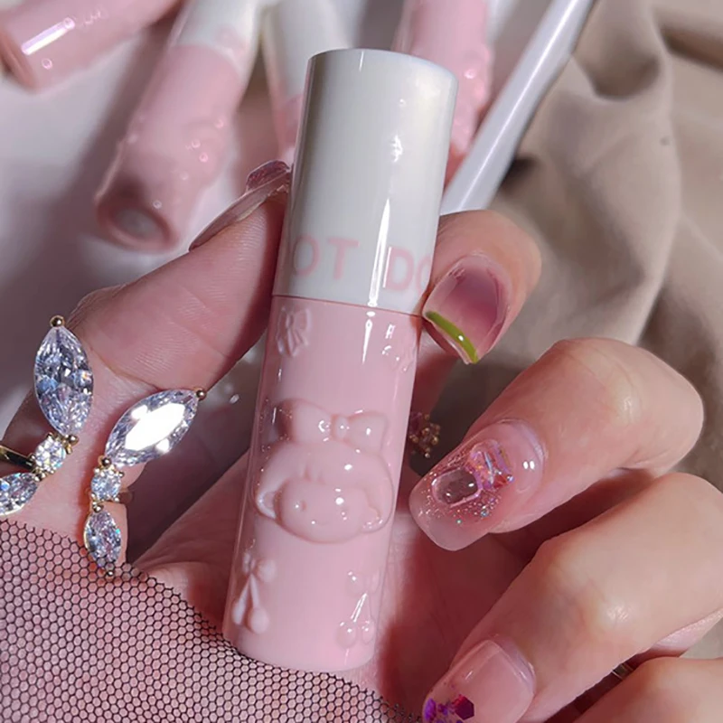 

Cherry Relief Embossed Lip Glaze Mirror Water Light Lip Gloss Not Fade Lip Tint Lasting Moisturize Liquid Lipstick Cosmetics