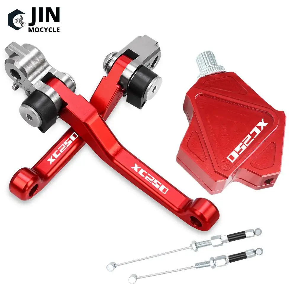

For GASGAS XC250 XC 250 2017 2018 Motorcross Accessories CNC Stunt Clutch Lever Easy Pull Cable System Brake Clutch Levers