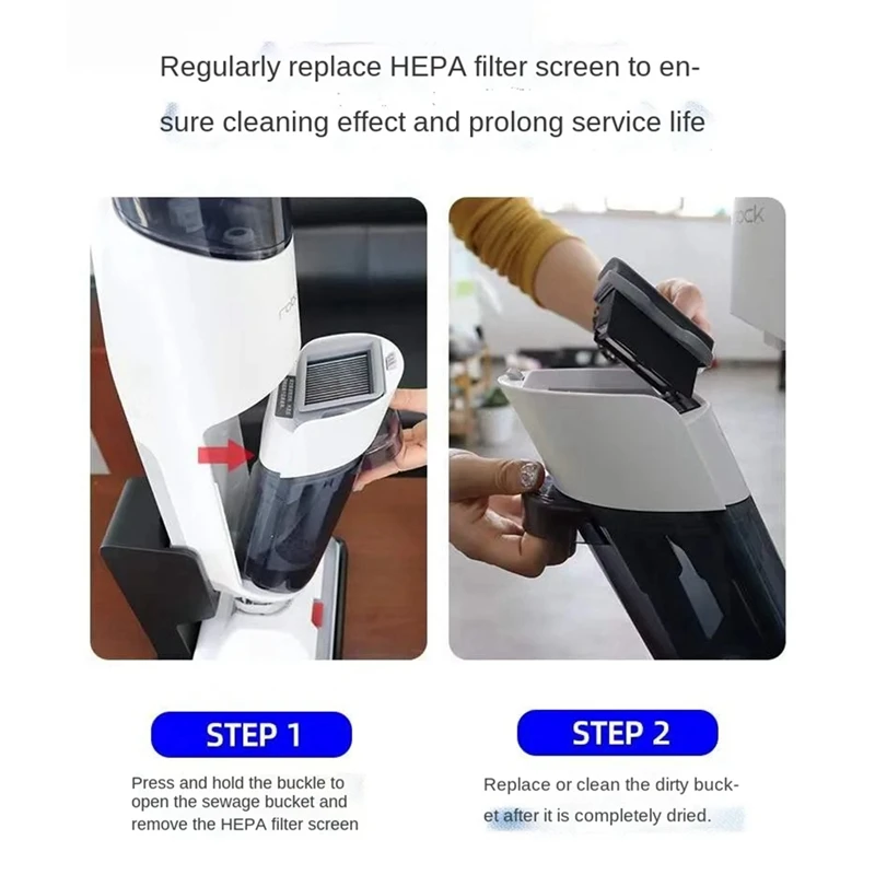 Аксессуары для пылесоса Xiaomi Roborock DYAD U10 WD1S1A беспроводной напольный скребок