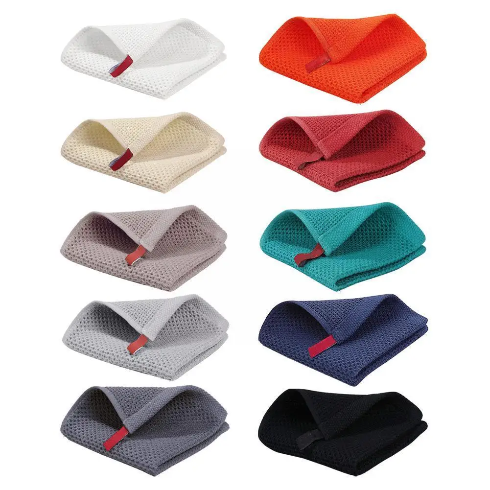 

1pcs Cotton Dishcloth Ultra Soft Absorbent Kitchen Cloth Gadgets Towel Kitchen Wash Cleaning Cloth Tools Household O3n8