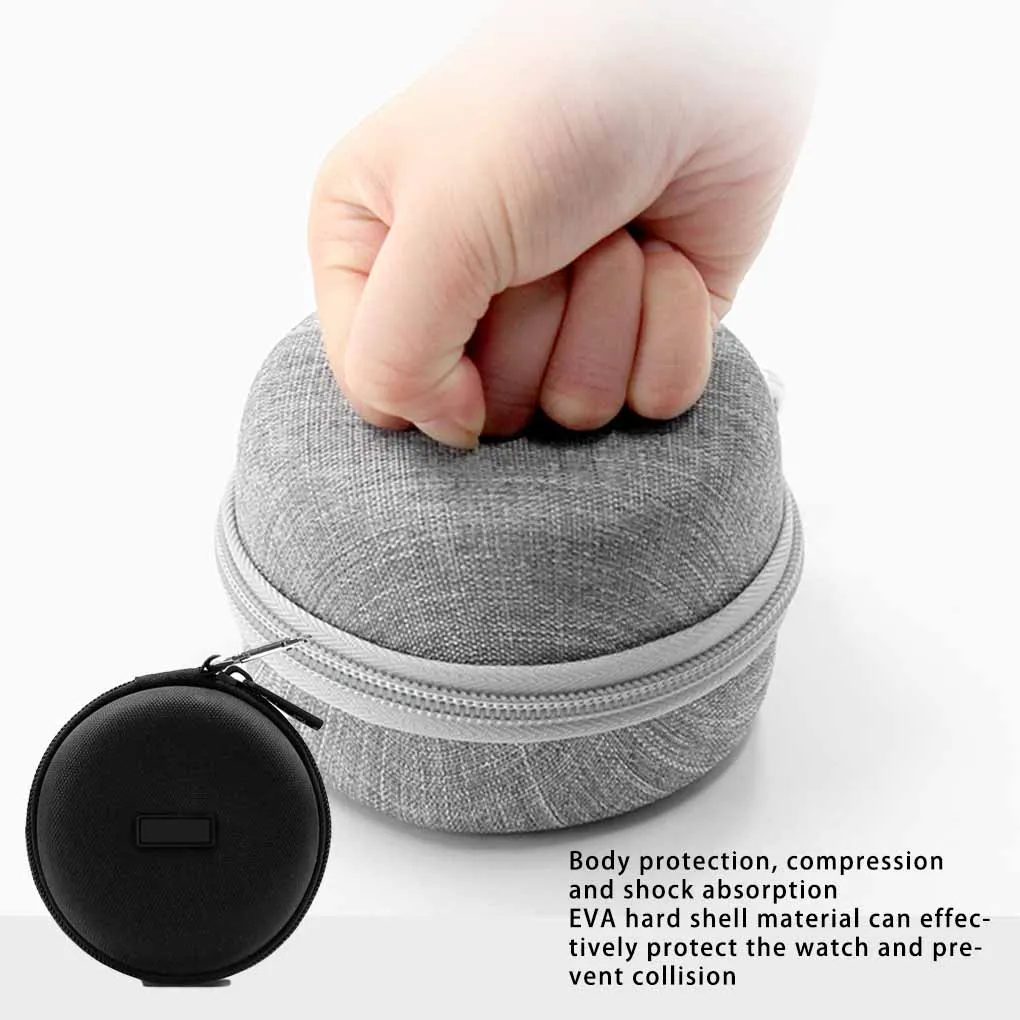 

Earphone Travel Storage Bags Shell Data Cable Organizer Bag Zipper Carrying Charger U Disk Pouch Accessories Gray