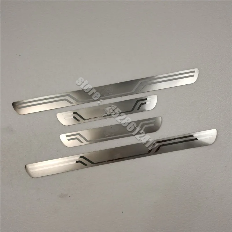 

For SEAT LEON ARONA ATECA IBIZA FR Car Styling Accessories Door Sill Scuff Plate Cover Trim Stainless Steel Welcome Pedal Guard