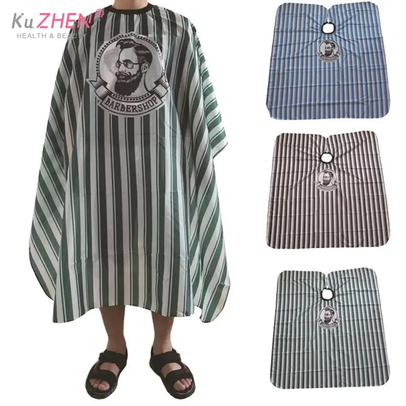 

Salon Styling Capes Hair Cutting Hairdressing Gowns For Barber Stylist Stripe Haircut Cloth Barber Kid Salon Hairdressing Cape