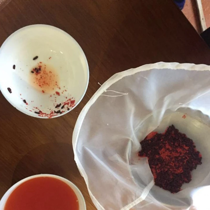 Сетчатый многоразовый фильтр для вина 120 сетчатый сока соевого молока орехов чая