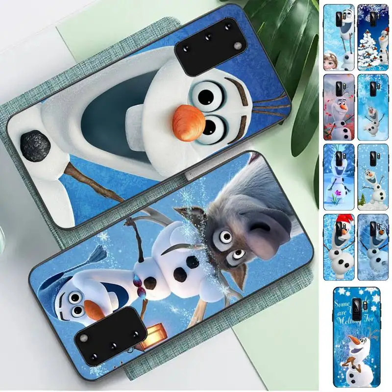 

Disney Frozen Olaf Phone Case for Samsung S10 21 20 9 8 plus lite S20 UlTRA 7edge